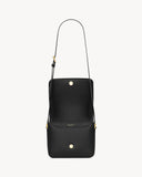 LE 61 MEDIUM SATCHEL IN SAINT LAURENT BOX BLACK